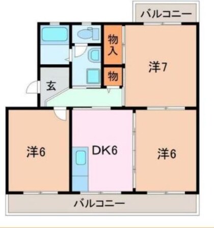 コーポラス淀川の物件間取画像